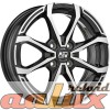 16 X4 Black Full Polished 7 PCD:4x100