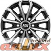 16 48 Van 6 Holes Gloss Black Full Polished 6.5 PCD:6x120