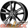 16 Fast Matt Black polished 6.5 PCD:5x100